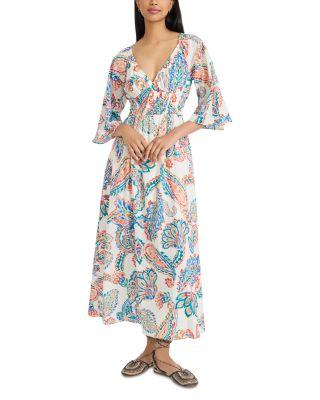 Wide Sleeve Maxi Dress by THE GOOD JOURNEY