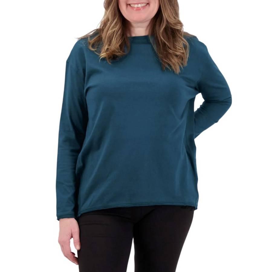 The Good Tee Organic Cocoon Long-Sleeve Top by THE GOOD TEE
