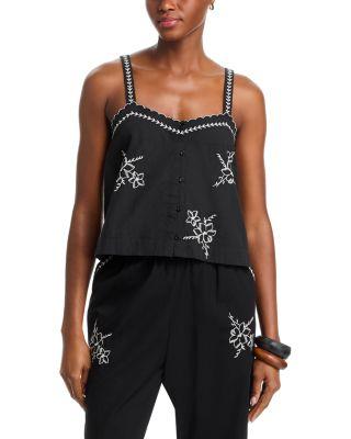 Embroidered Tank by THE GREAT