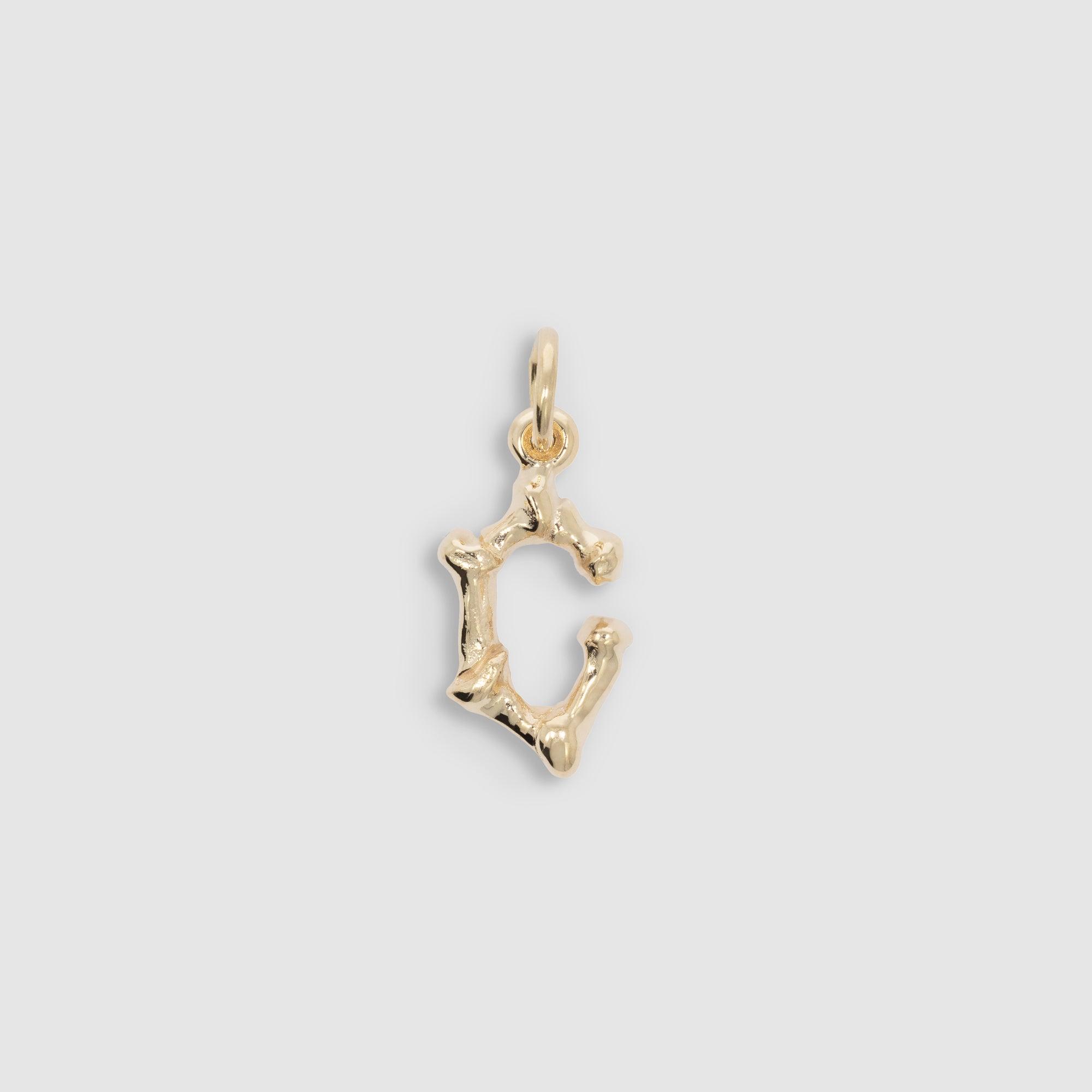 THE GREAT FROG - Letter C Alphabones Pendant by THE GREAT FROG