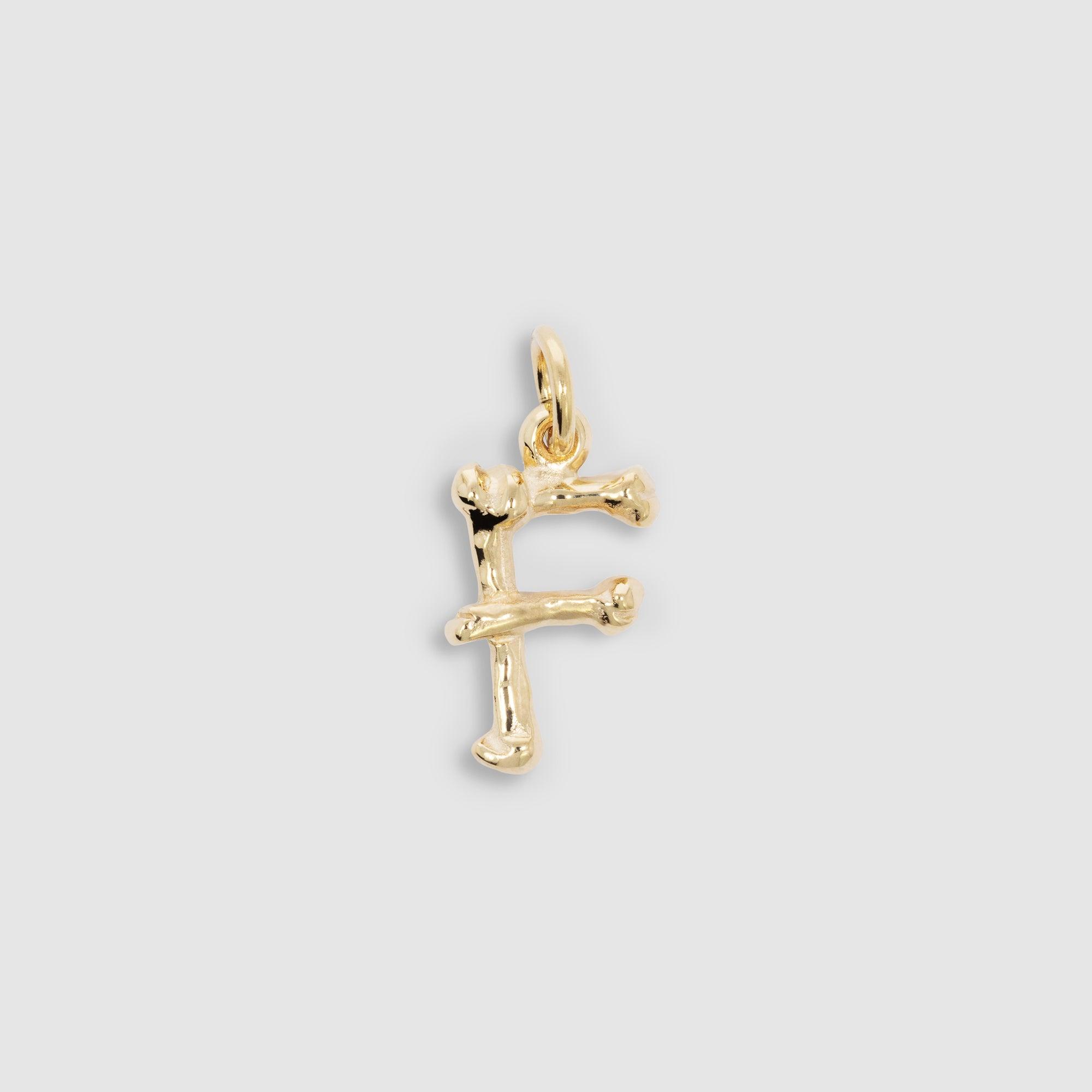 THE GREAT FROG - Letter F Alphabones Pendant by THE GREAT FROG