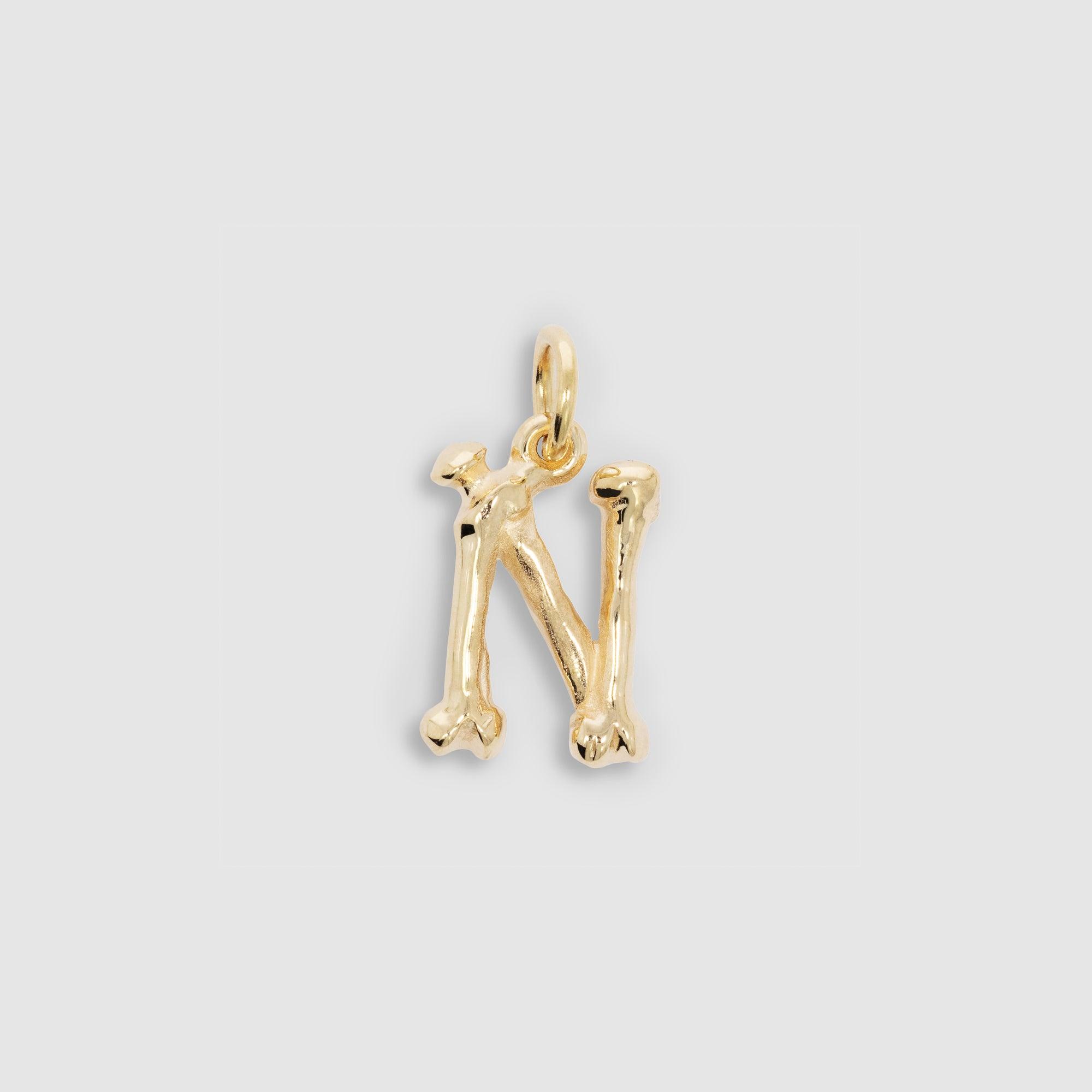 THE GREAT FROG - Letter N Alphabones Pendant by THE GREAT FROG