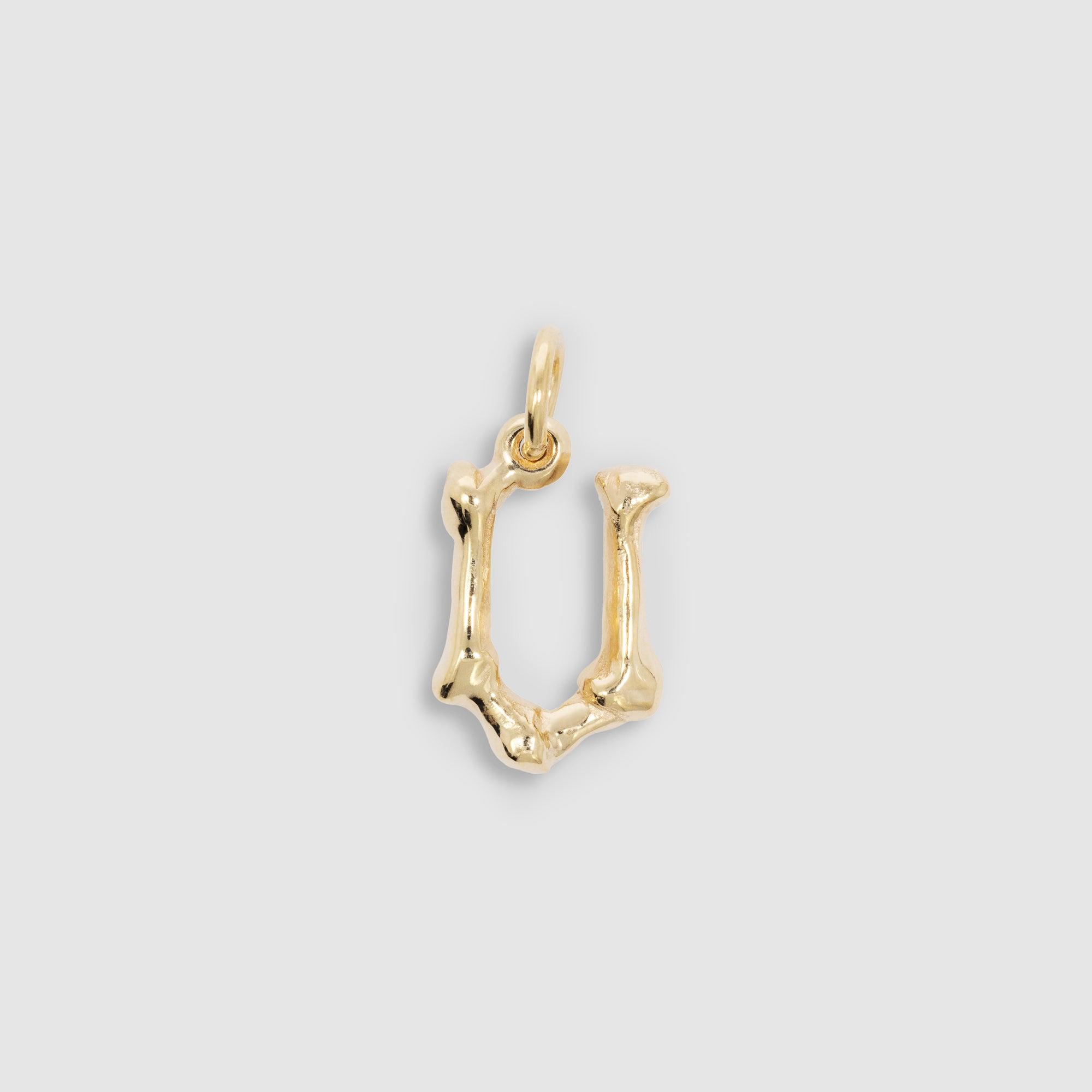 THE GREAT FROG - Letter U Alphabones Pendant by THE GREAT FROG