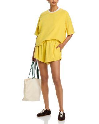 Terry Tee & Micro Terry Shorts by THE GREAT