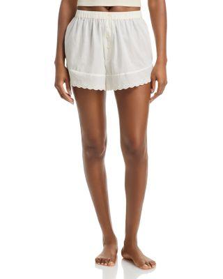 The Eyelet Sleep Shorts by THE GREAT