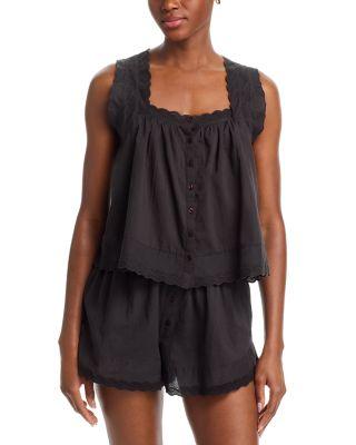 The Eyelet Sleep Tank by THE GREAT