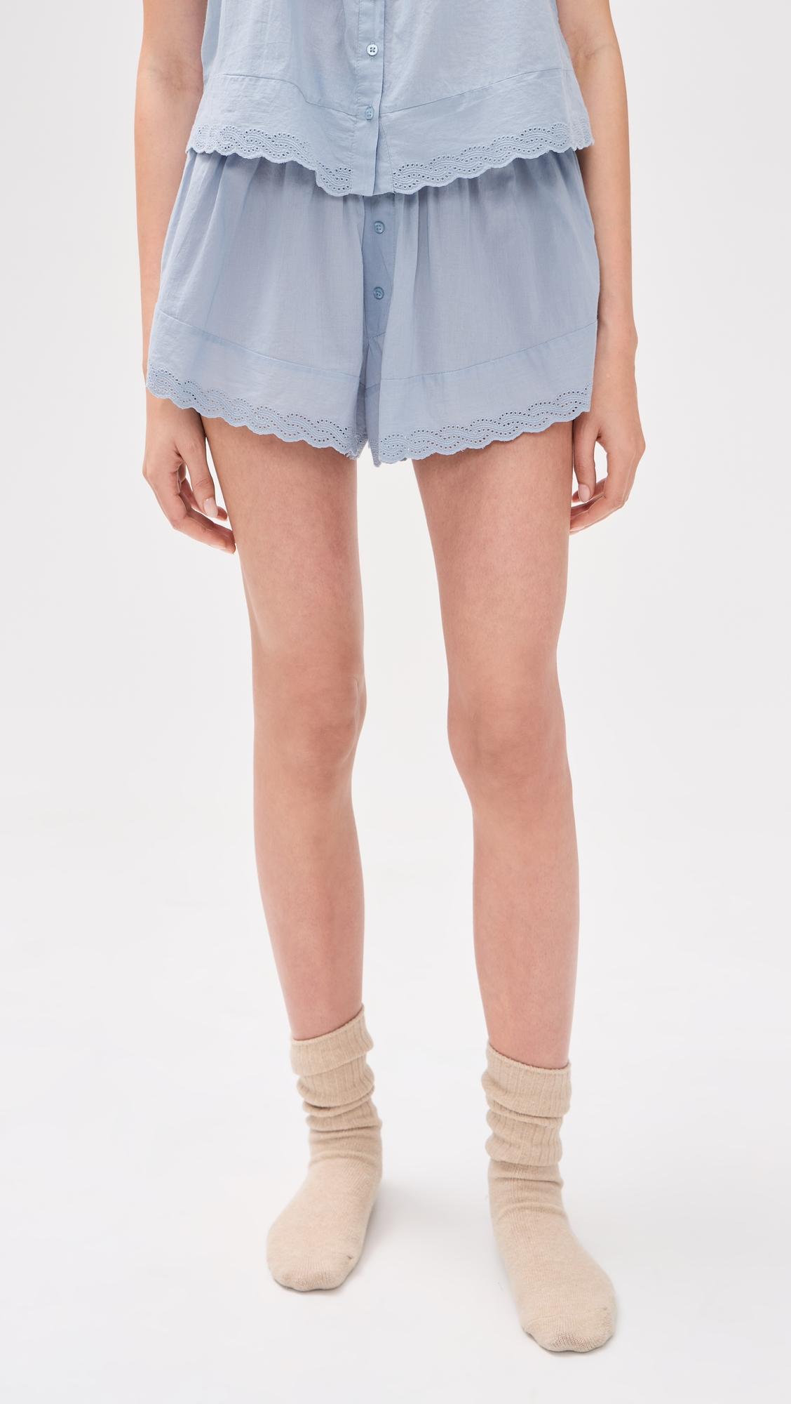 The Eyelet Tap Shorts by THE GREAT