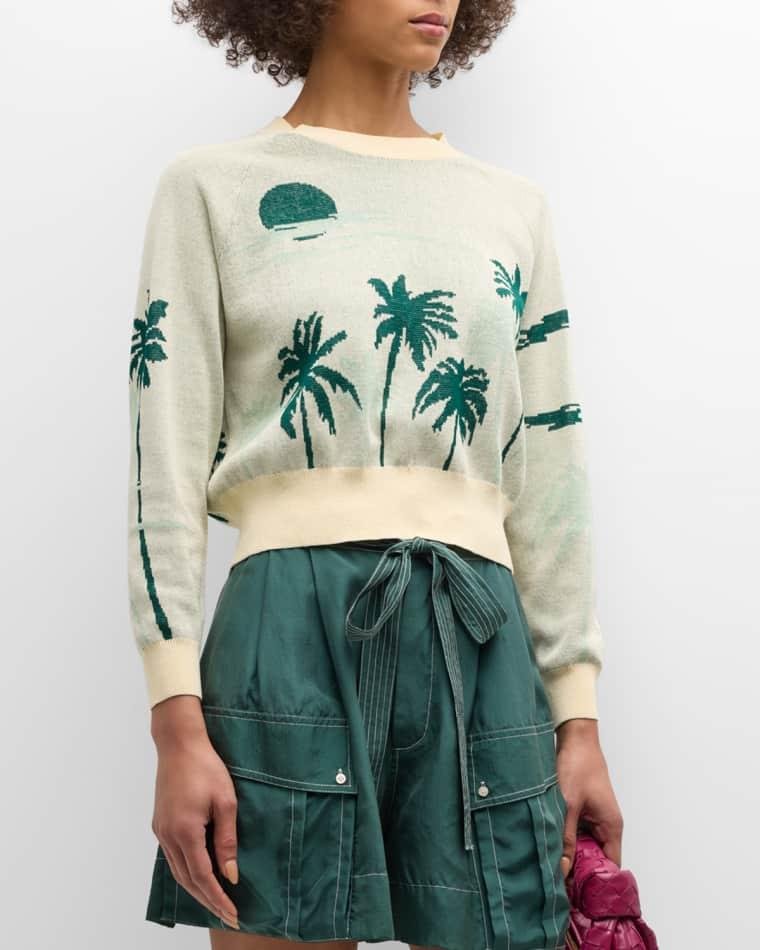 The Palm Pullover by THE GREAT