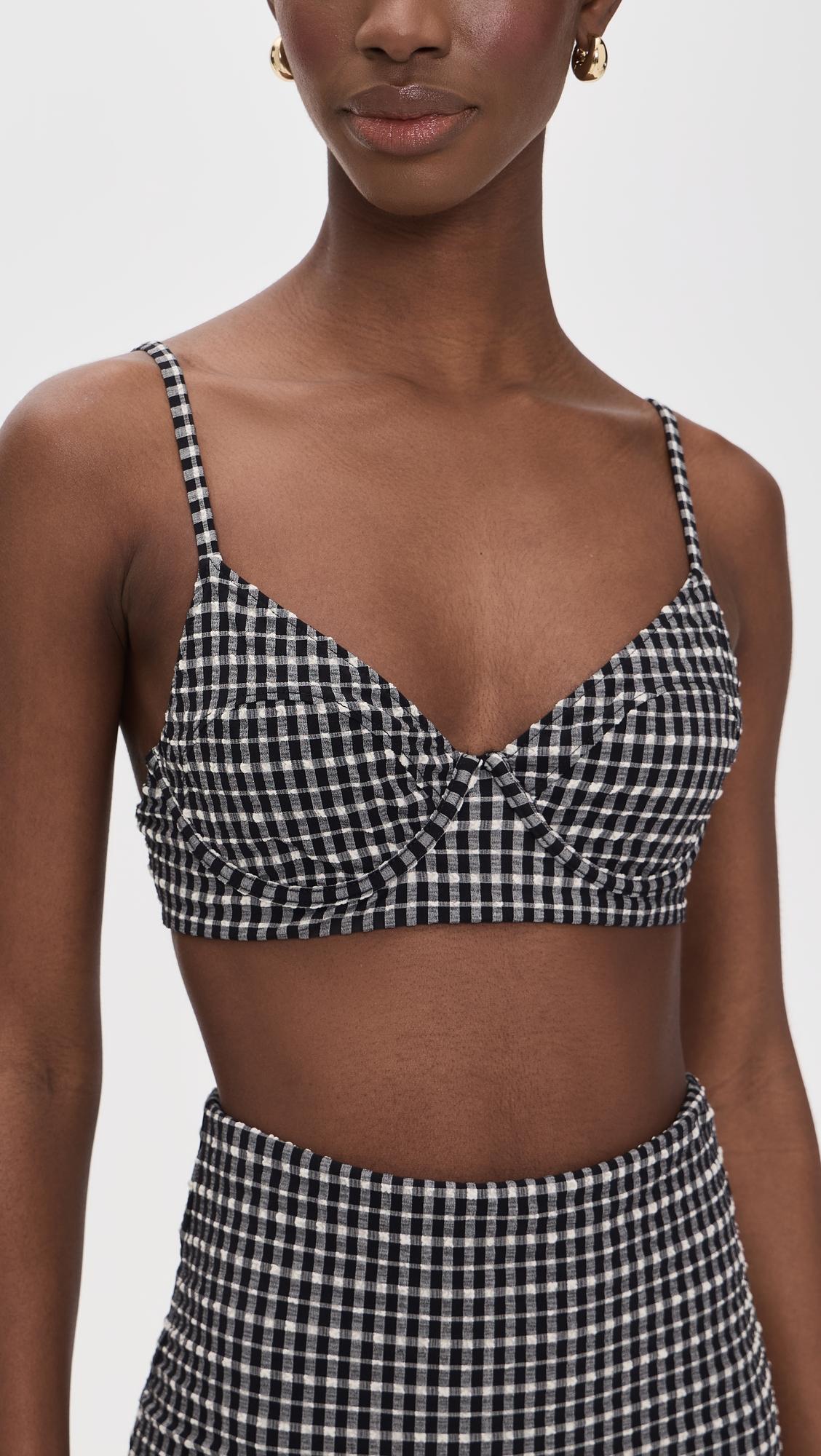 The Reversible Underwire Bikini Top by THE GREAT