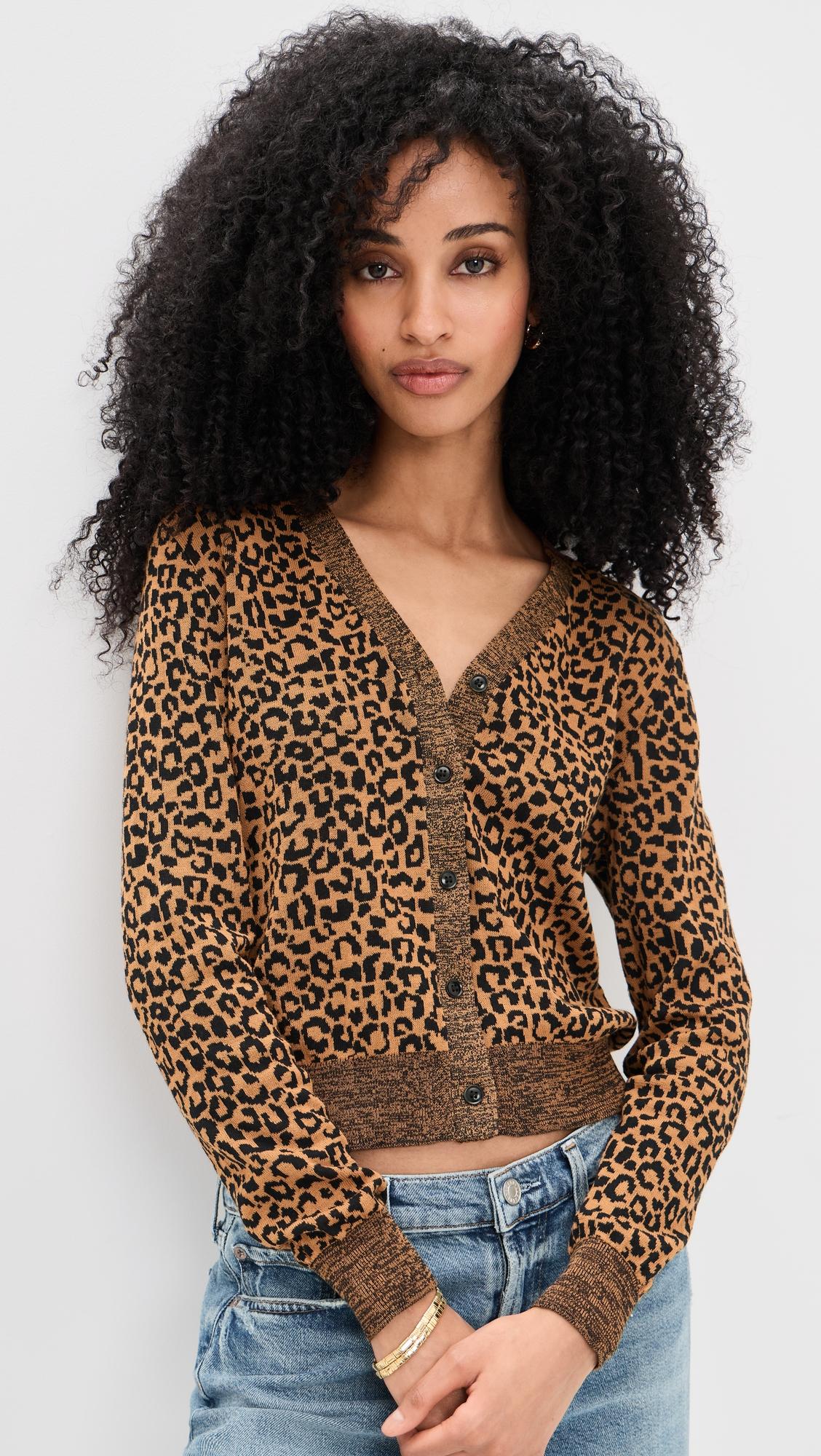 The Shrunken V Neck Cardigan by THE GREAT