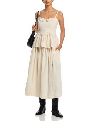 The Textured Verse Top & Textured Viola Skirt by THE GREAT