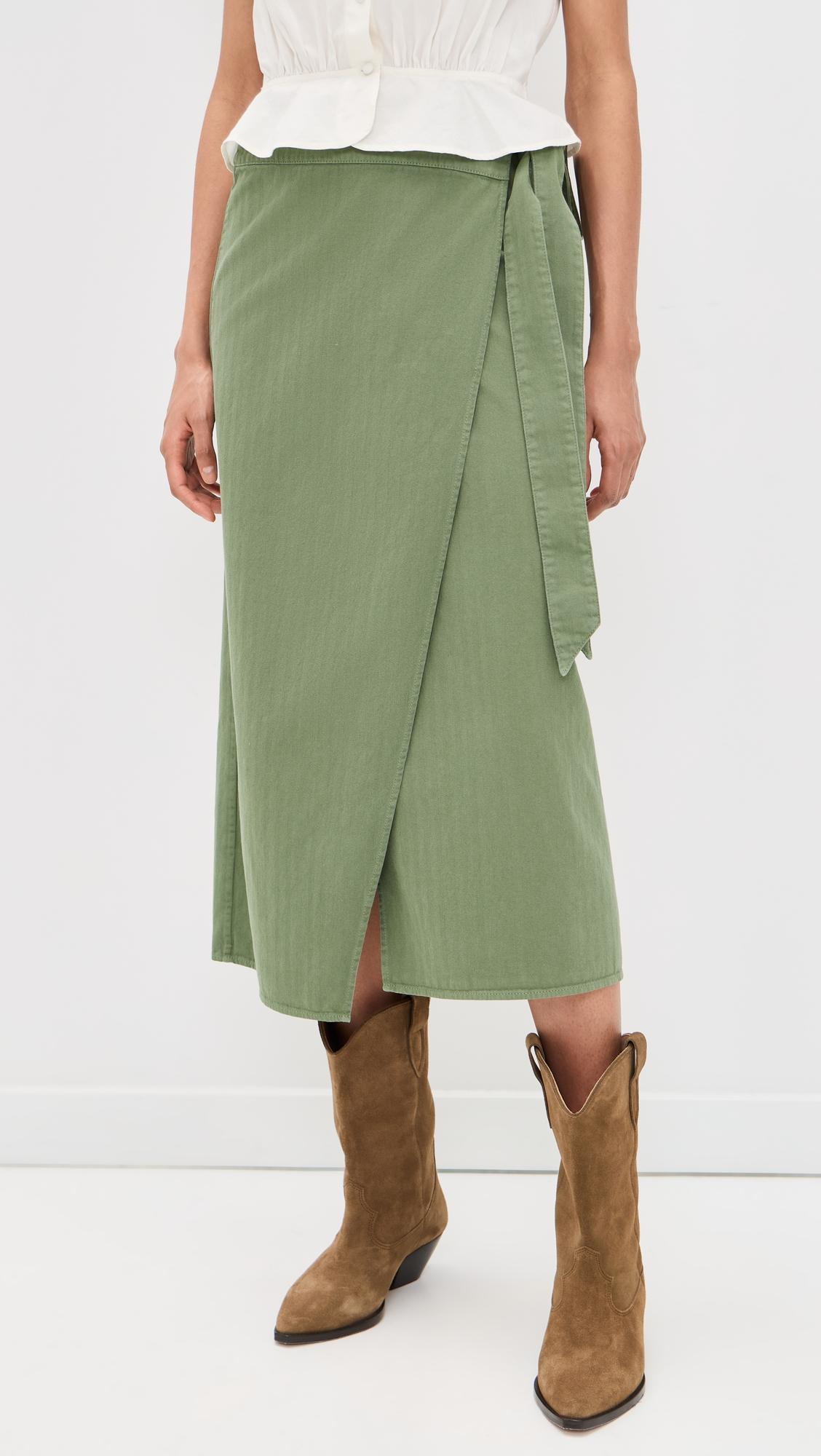 The Wrap Skirt by THE GREAT