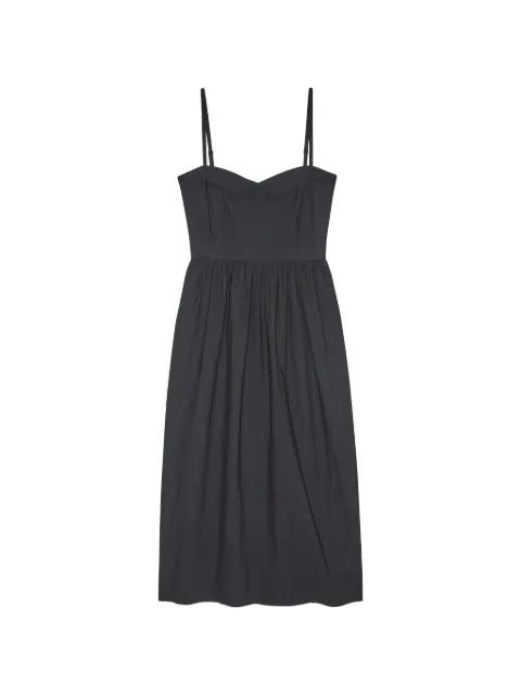 Verse sweetheart-neck midi dress by THE GREAT