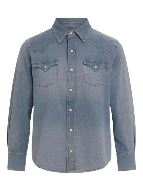 buttoned denim shirt by THE GREAT