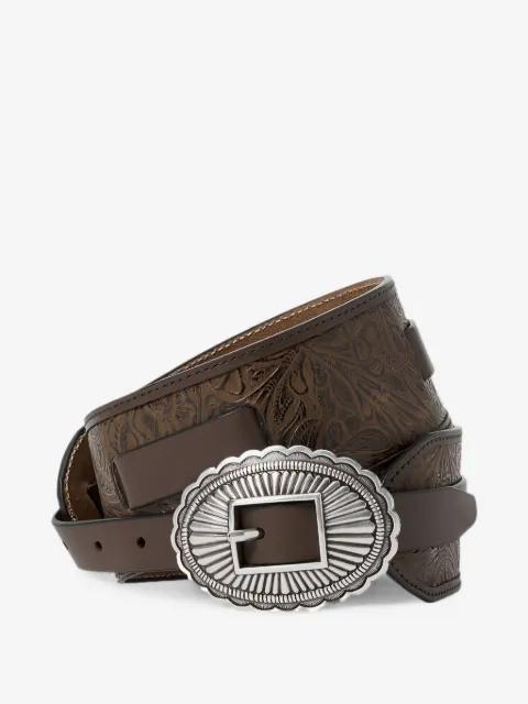 tooled waist belt by THE GREAT