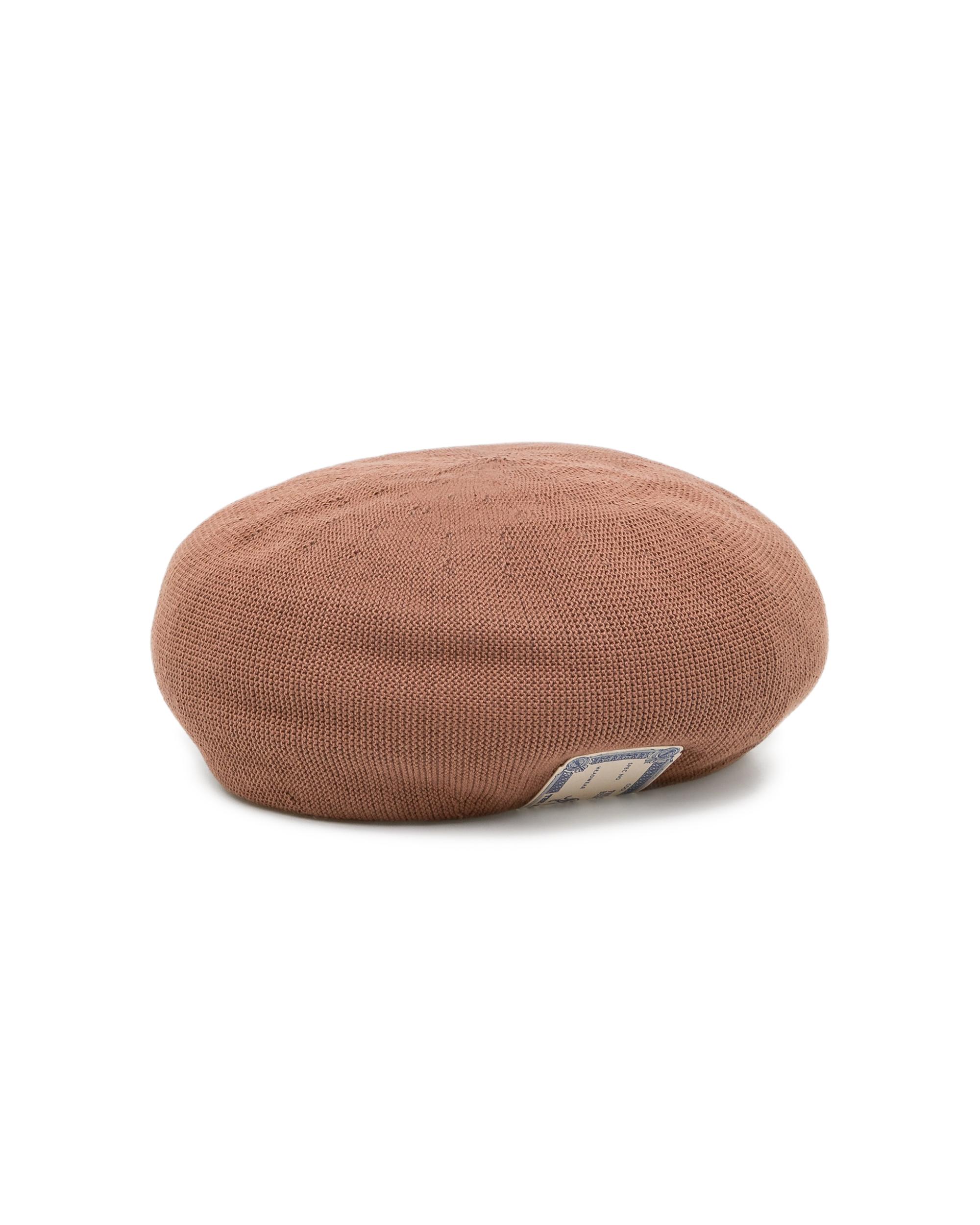 Logo patch beret by THE H.W.DOG&CO