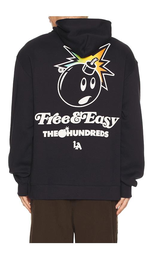 The Hundreds x Free And Easy Adam Bomb Hoodie in Navy by THE HUNDREDS