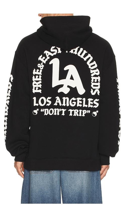 The Hundreds x Free And Easy Don't Trip Hoodie in Black by THE HUNDREDS