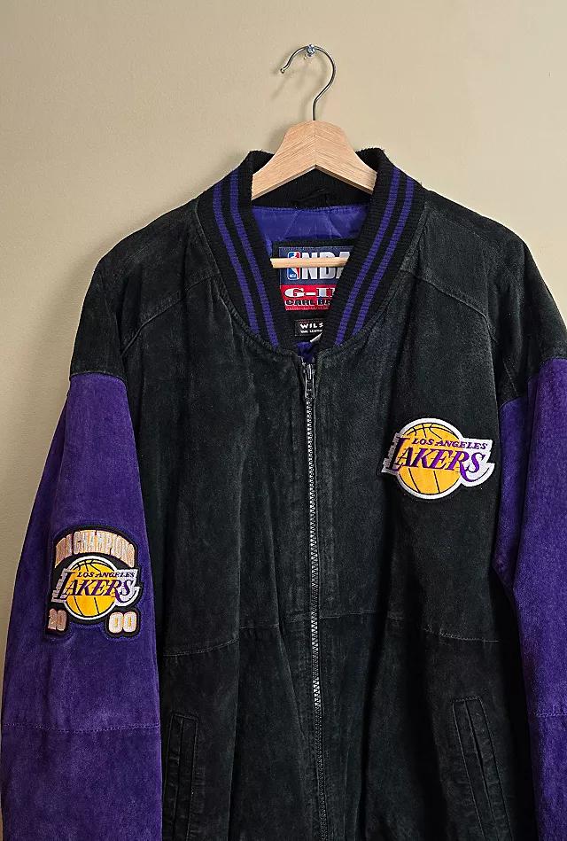 Vintage G-III X Carl Banks LA Lakers 2000 Championship Leather Jacket by THE IGALA N YC | F P MOVEMENT