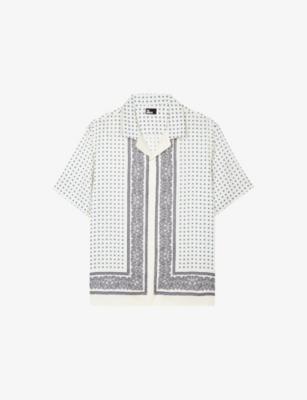 Bandana-Print Camp-Collar Woven Shirt by THE KOOPLES