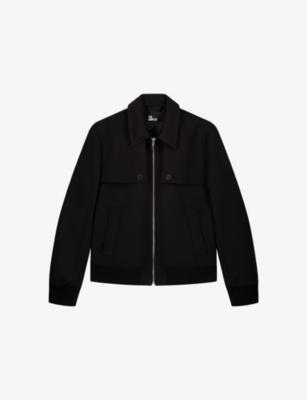 Bib-Collar Zip-Up Woven Jacket by THE KOOPLES