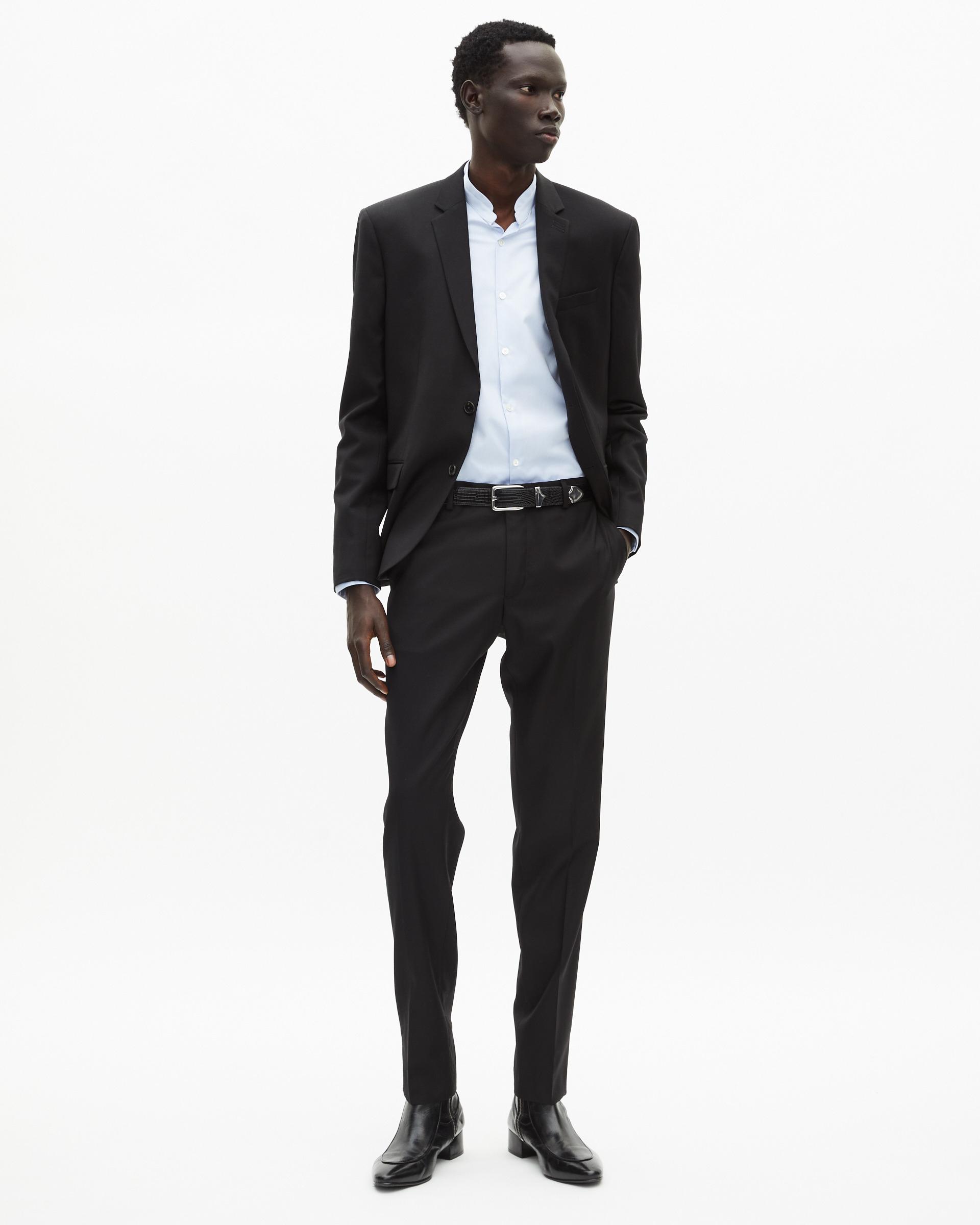 Black wool suit jacket tailored fit by THE KOOPLES