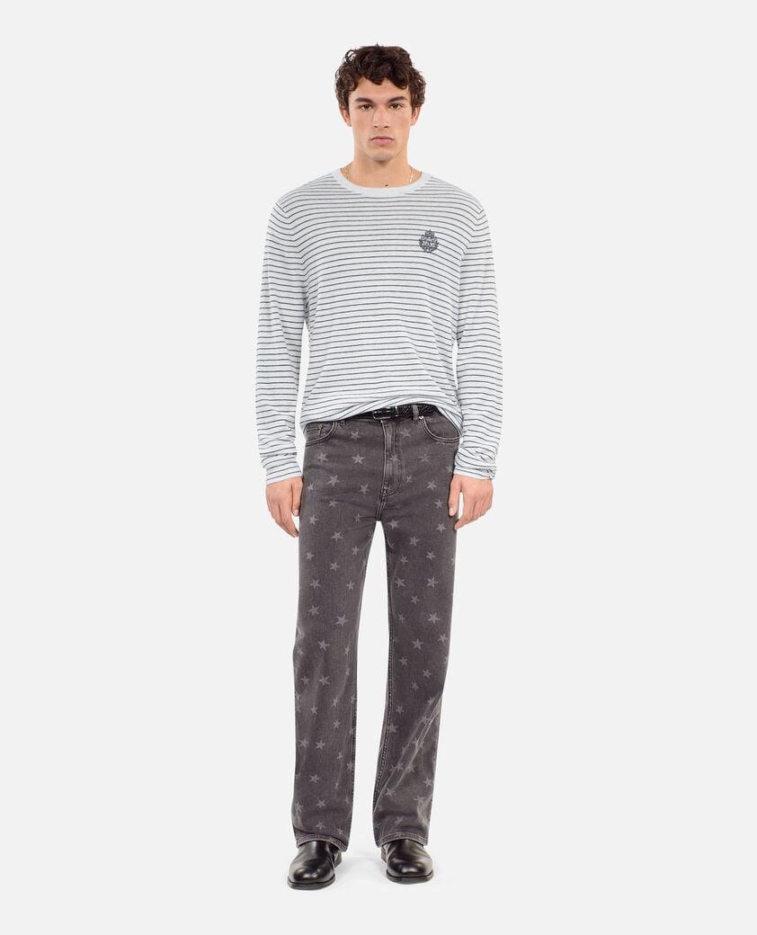 Blazon striped wool and cashmere sweater by THE KOOPLES Blazon striped wool and cashmere sweater by THE KOOPLES