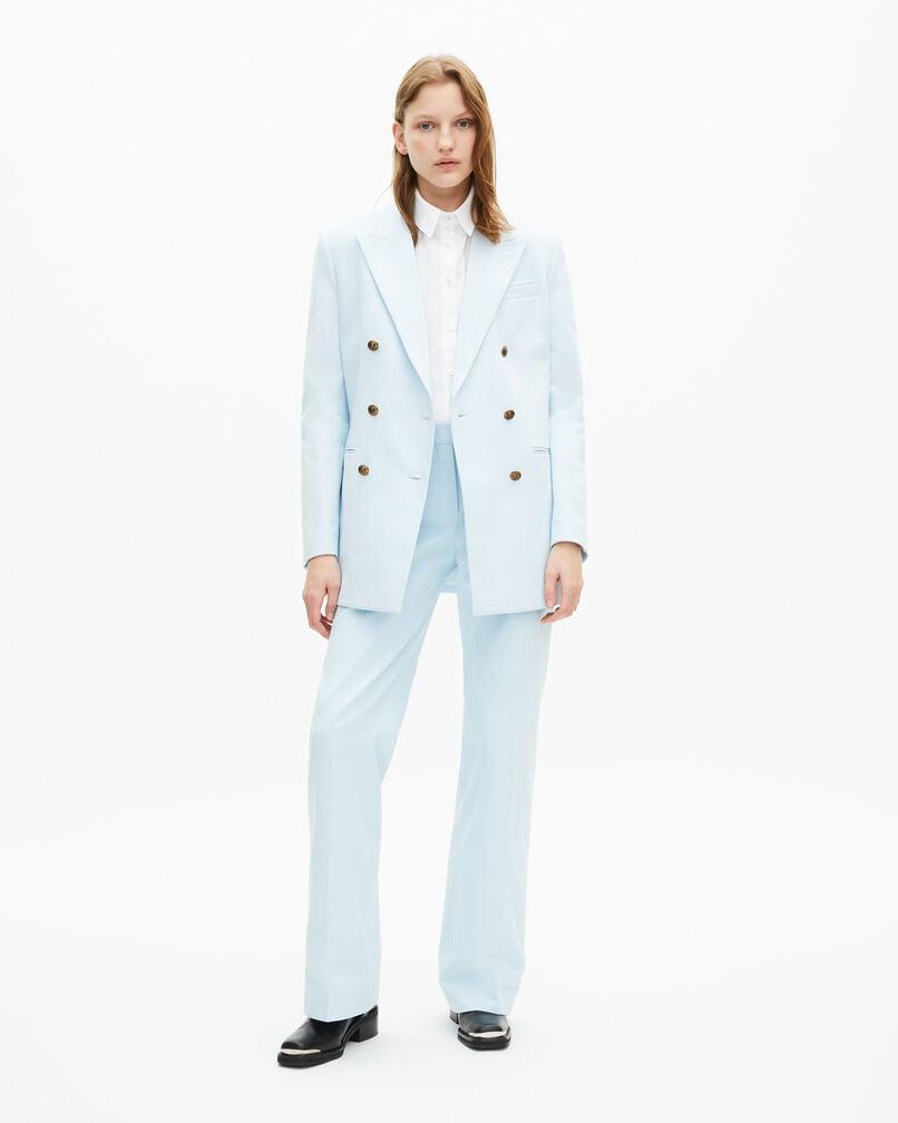 Blue cotton tailored jacket by THE KOOPLES