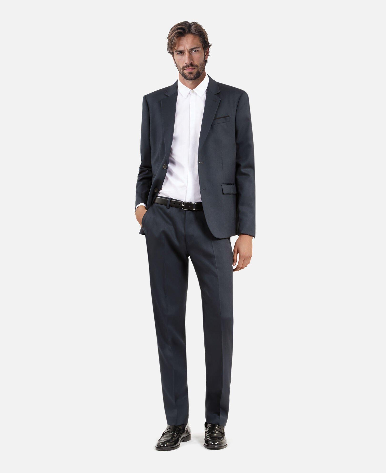 Blue double-breasted suit jacket by THE KOOPLES