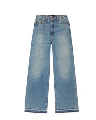 Blue wide-leg jeans by THE KOOPLES