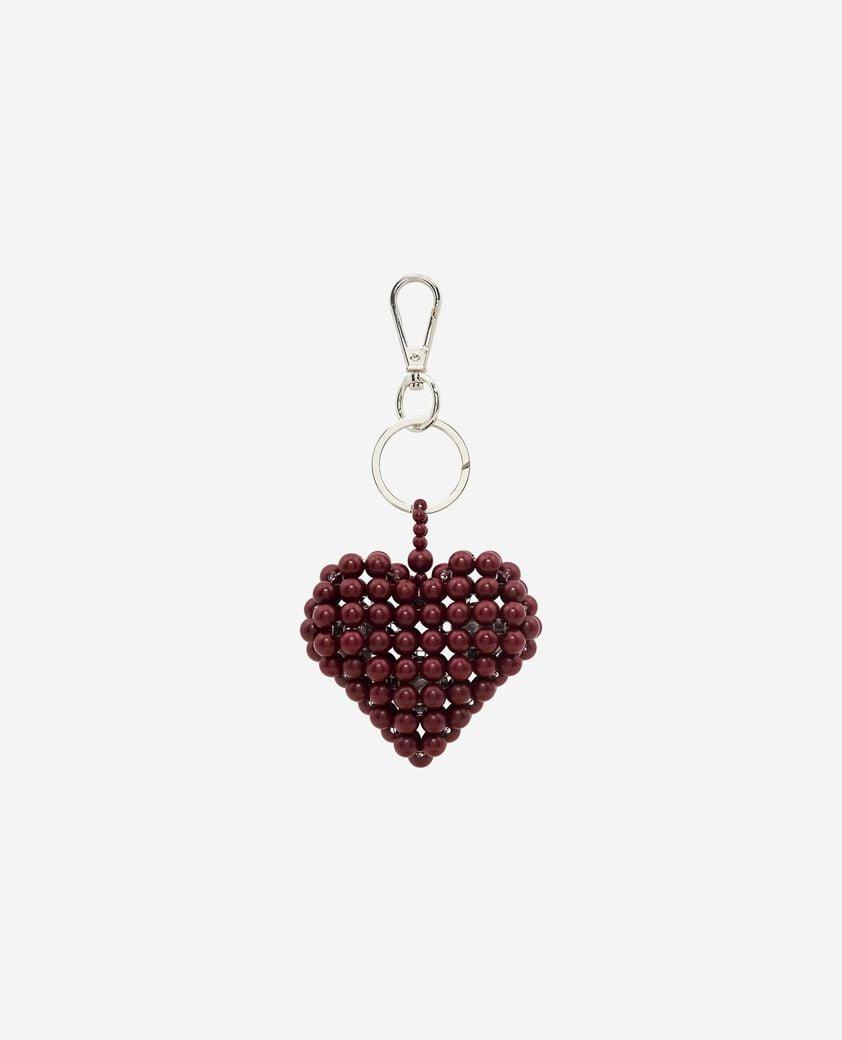 Bordeaux heart bag jewel by THE KOOPLES