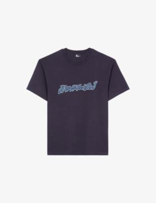 Branded Short-Sleeved Cotton-Jersey T-Shirt by THE KOOPLES