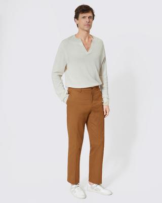 Bronze chino pants by THE KOOPLES