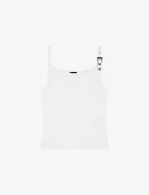 Buckle-Embellished Slim-Fit Stretch-Cotton Vest by THE KOOPLES