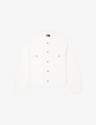 Collared Button-Down Wool and Cotton-Blend Cardigan by THE KOOPLES