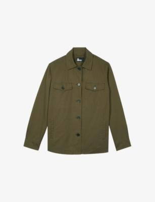 Collared Graphic-Print Cotton Jacket by THE KOOPLES