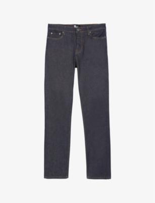 Contrast-stich slim-leg stretch-denim jeans by THE KOOPLES