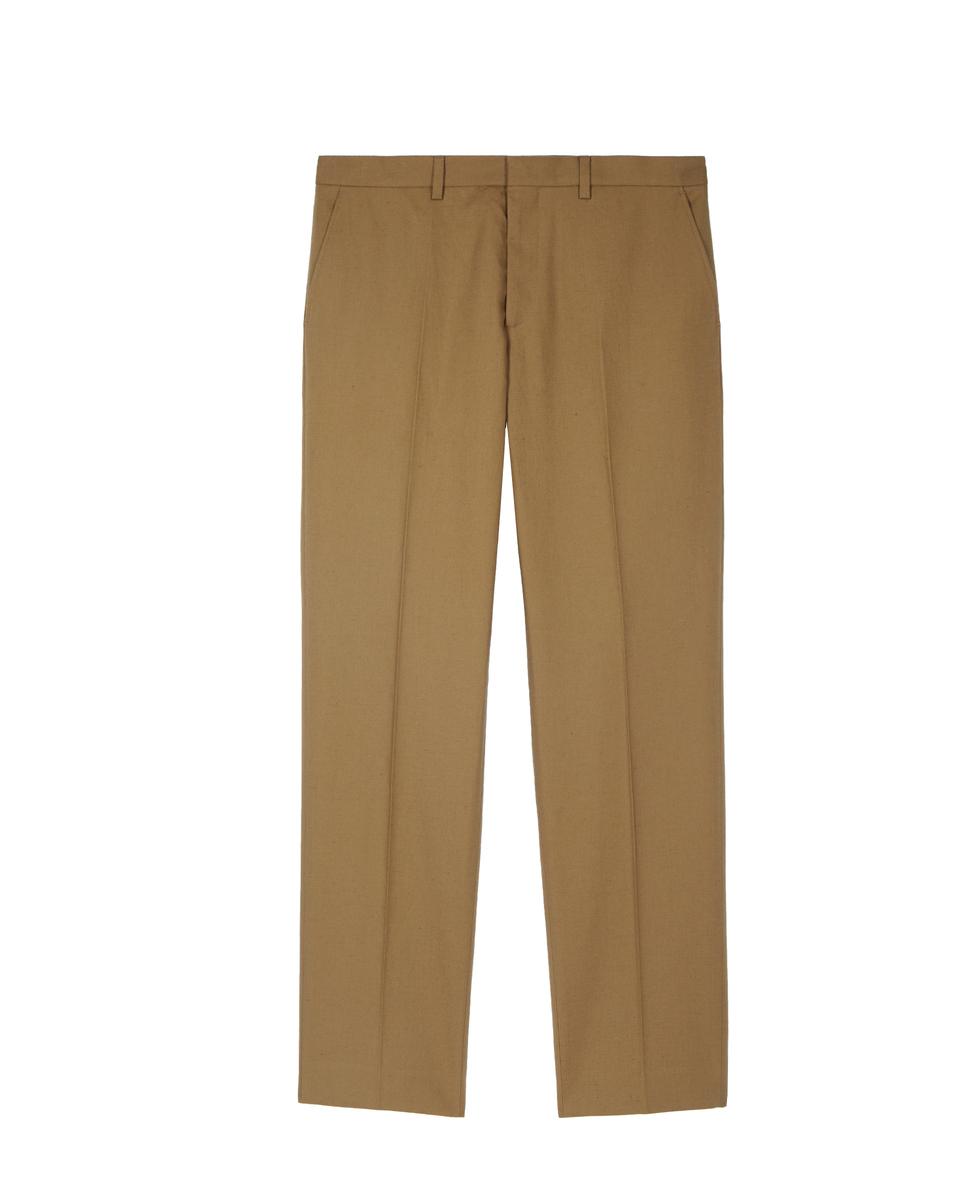 Cotton linen suit pants bronze by THE KOOPLES