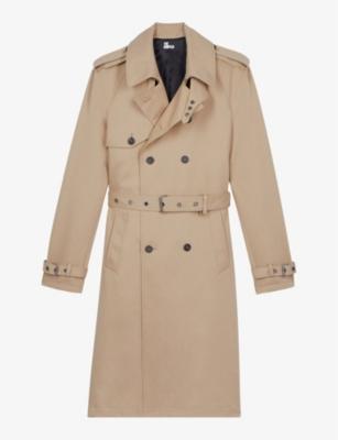 Double-breasted cotton trench coat by THE KOOPLES