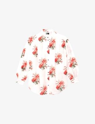 Floral-Print Relaxed-Fit Woven Shirt by THE KOOPLES