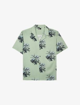 Floral-Print Short-Sleeve Woven Shirt by THE KOOPLES