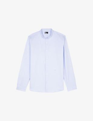 Folded Band-Collar Regular-Fit Cotton Shirt by THE KOOPLES