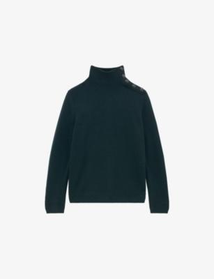 Funnel-Neck Wool Knitted Jumper by THE KOOPLES