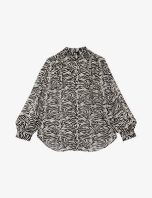 Graphic-Print Relaxed-Fit Woven Shirt by THE KOOPLES