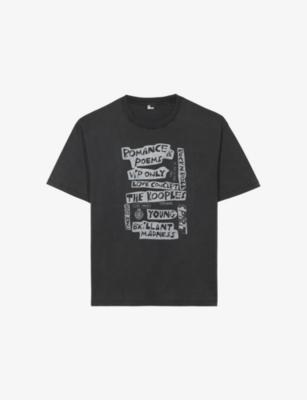 Graphic-Print Short-Sleeve Cotton T-Shirt by THE KOOPLES