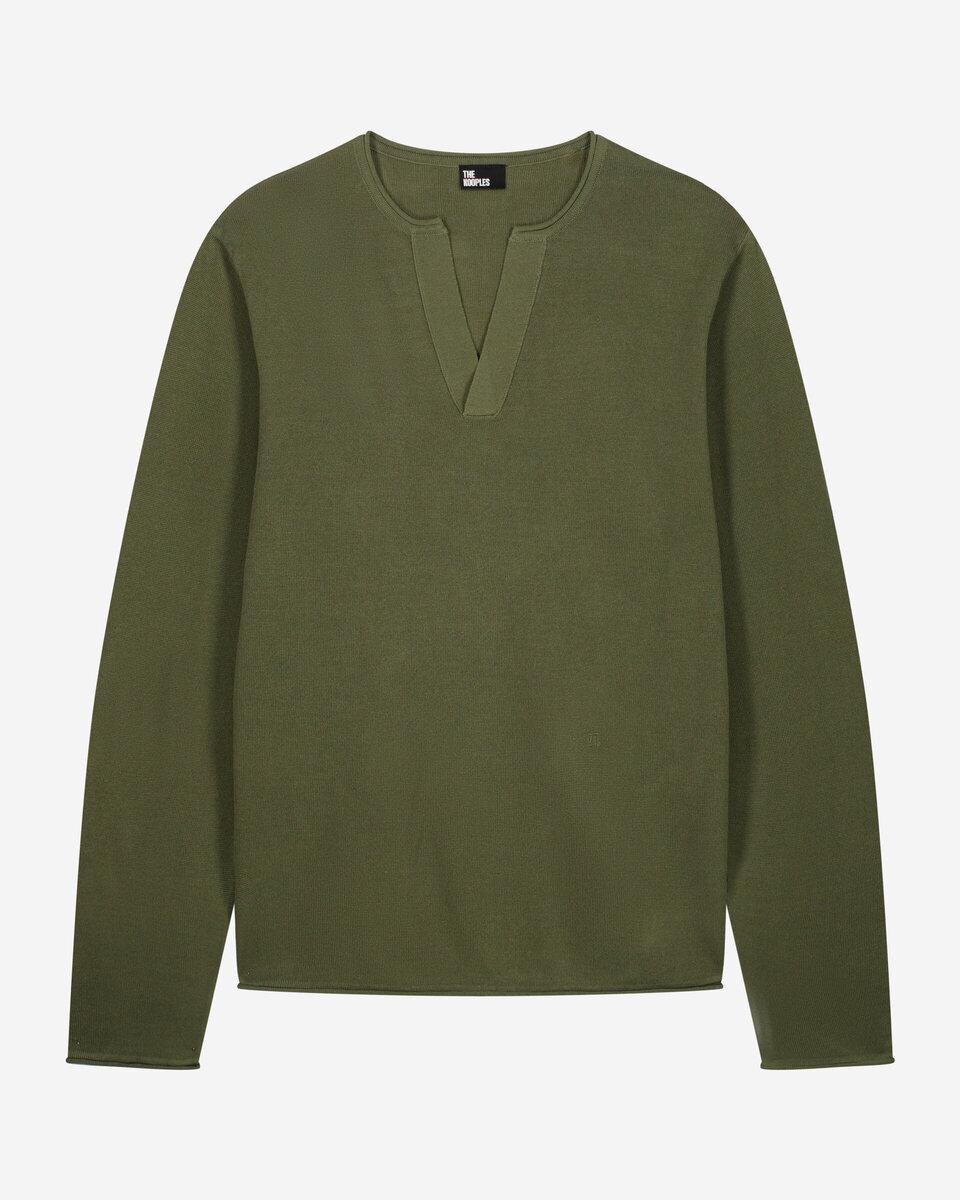 Green tunisian sweater by THE KOOPLES