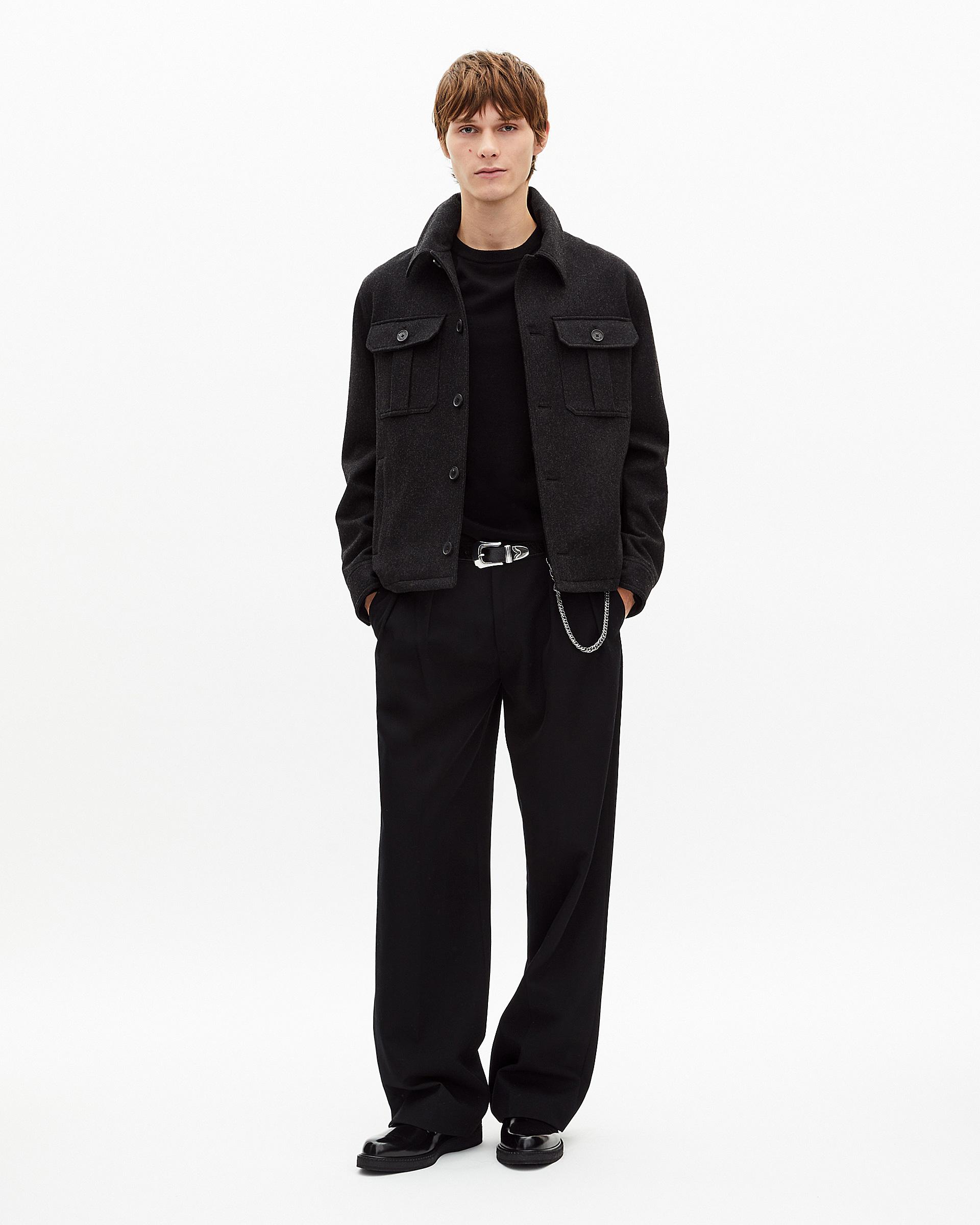 Grey wool jacket by THE KOOPLES