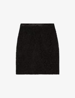 High-Rise Lace Mini Skirt by THE KOOPLES