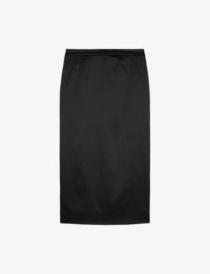 High-Rise Satin Pencil Skirt by THE KOOPLES