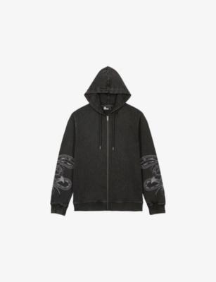 Hooded Zip-Up Cotton Sweatshirt by THE KOOPLES